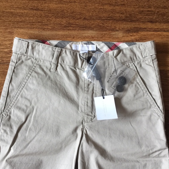 Burberry Other - Burberry khaki chino pants trousers w/cuff 6US NWT
